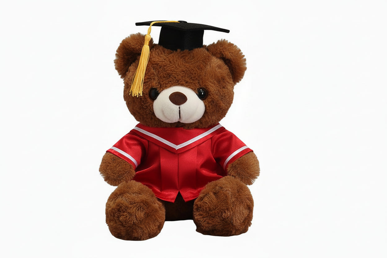Custom Graduation Brown Bear 28cm