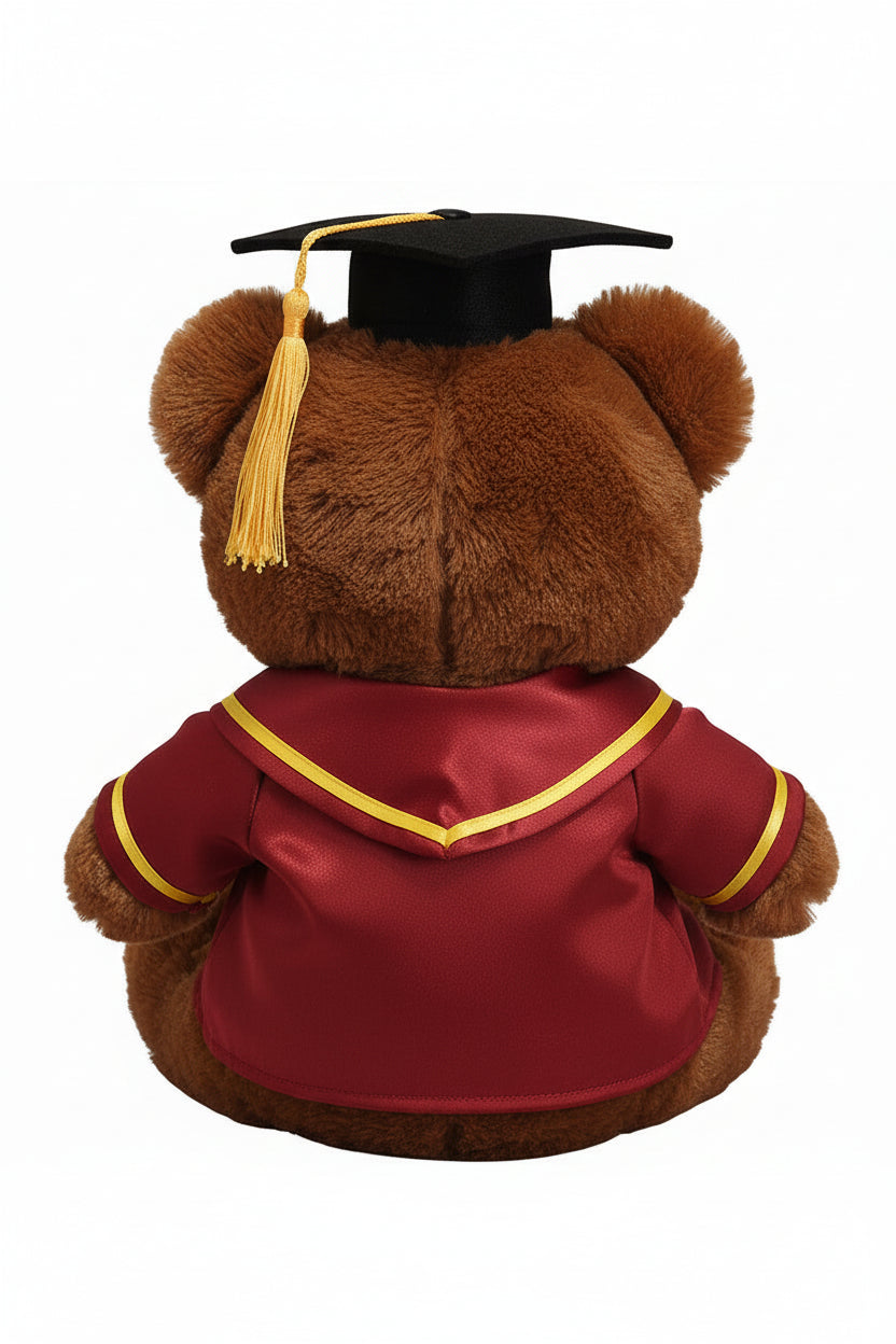 Custom Graduation Brown Bear 28cm