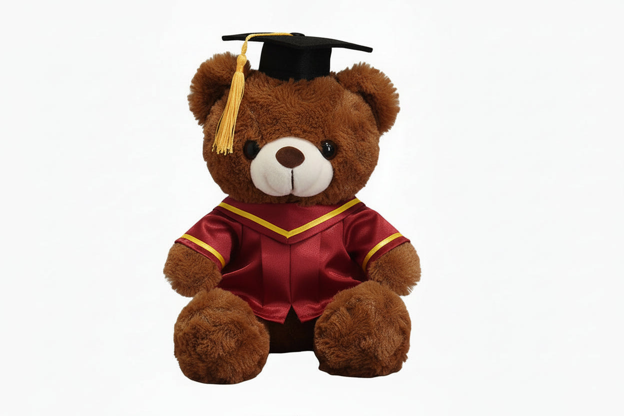 Custom Graduation Brown Bear 28cm