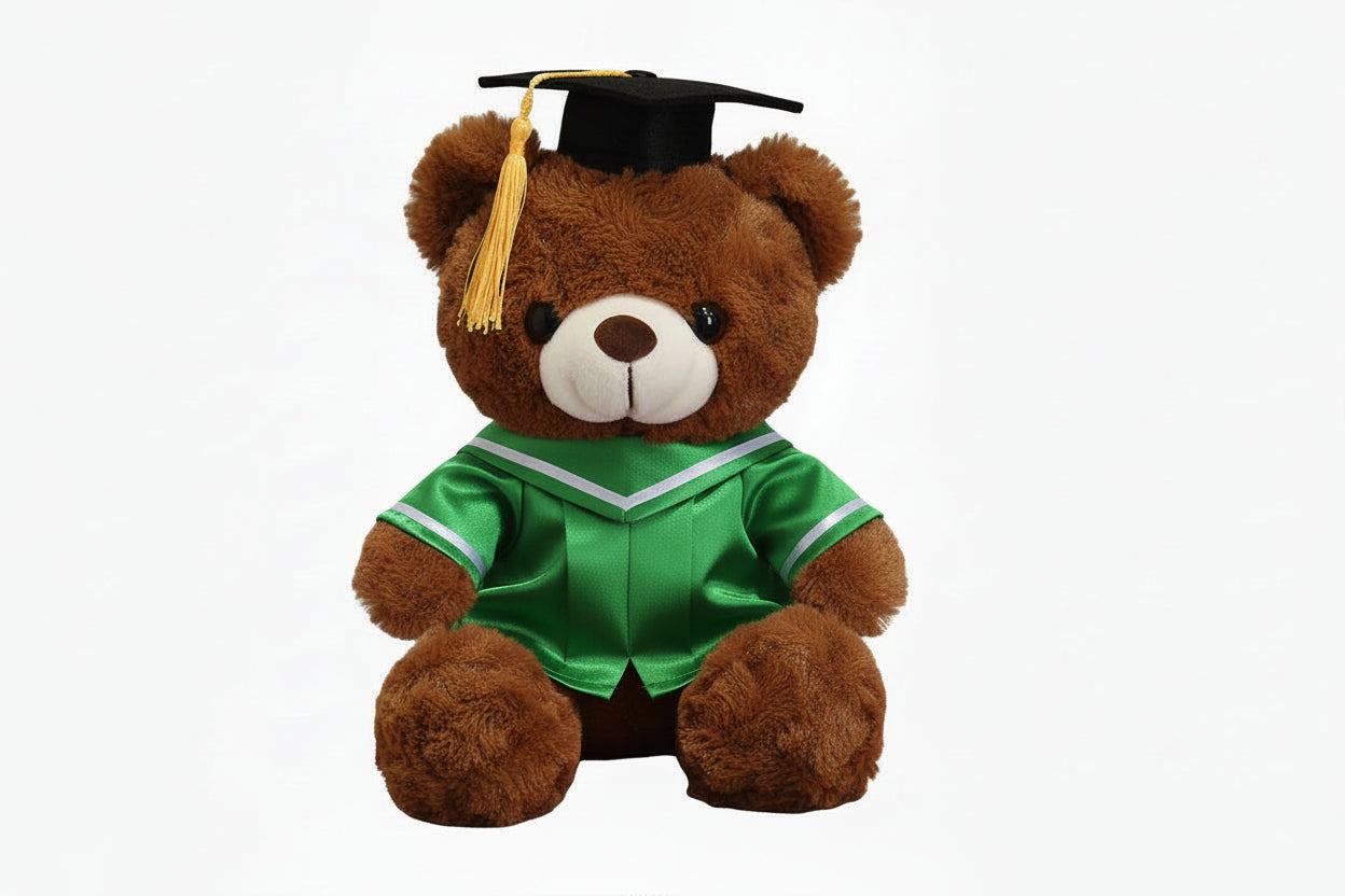 Custom Graduation Brown Bear 28cm