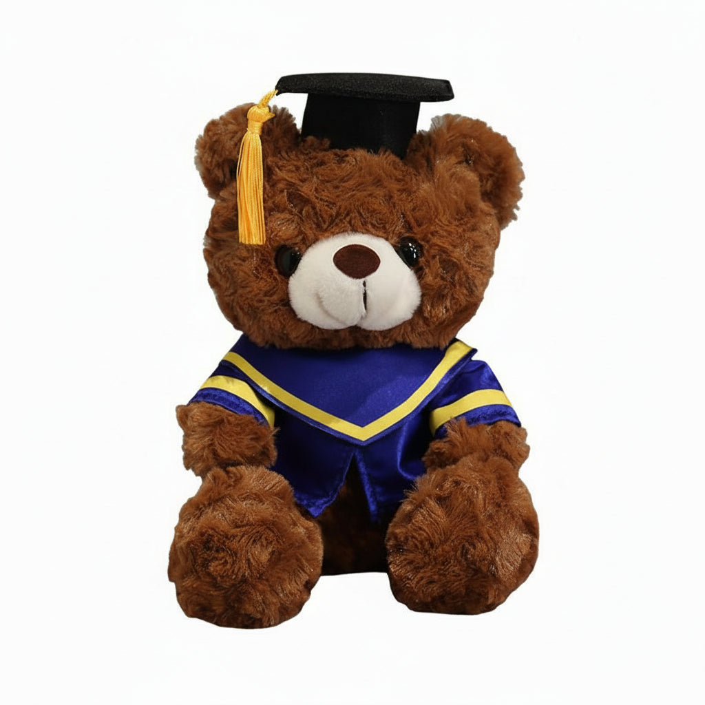 Custom Graduation Brown Bear 28cm